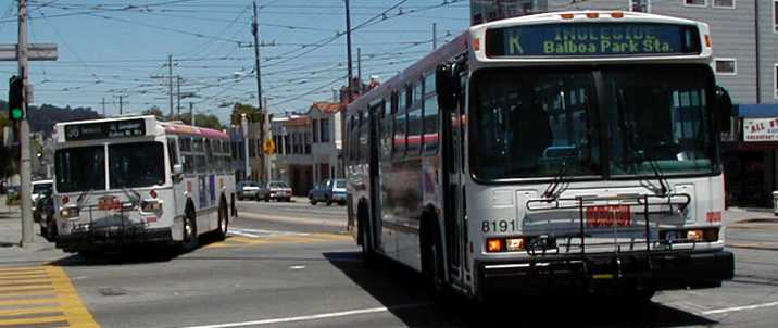 San Francisco MUNI Neoplan AN440 8191